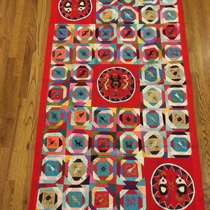 Bright & Colorful Chinese Folk Art Wall Hanging